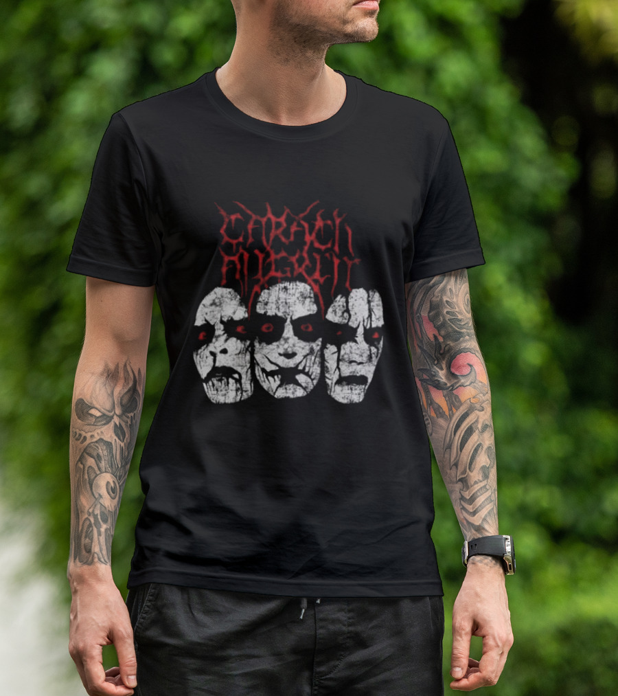 Carach Angren Horror Mask Trio Backstage Rock Store T-Shirt
