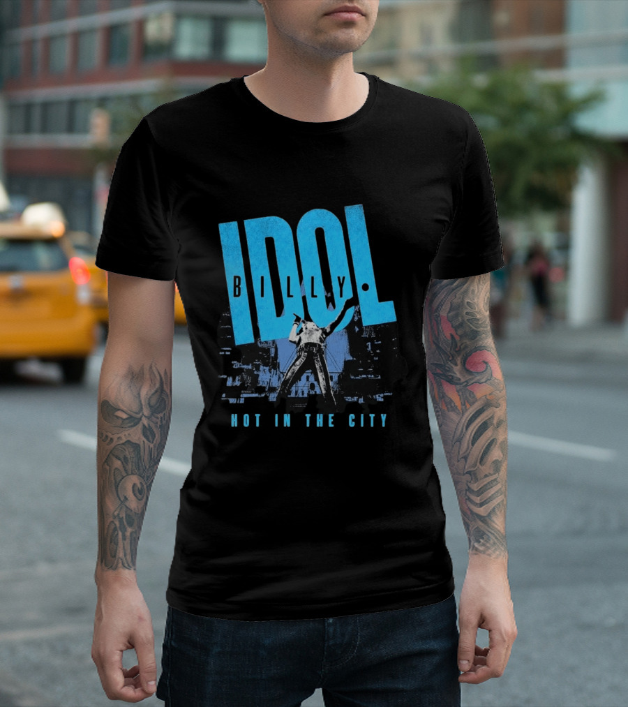 Billy Idol Hot In The City Las Vegas Show 2026 T-Shirt