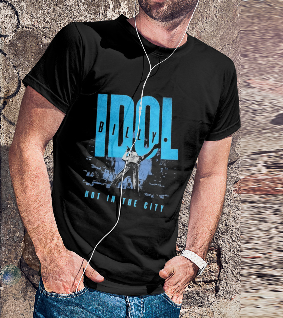 Billy Idol Hot In The City Las Vegas Show 2026 T-Shirt