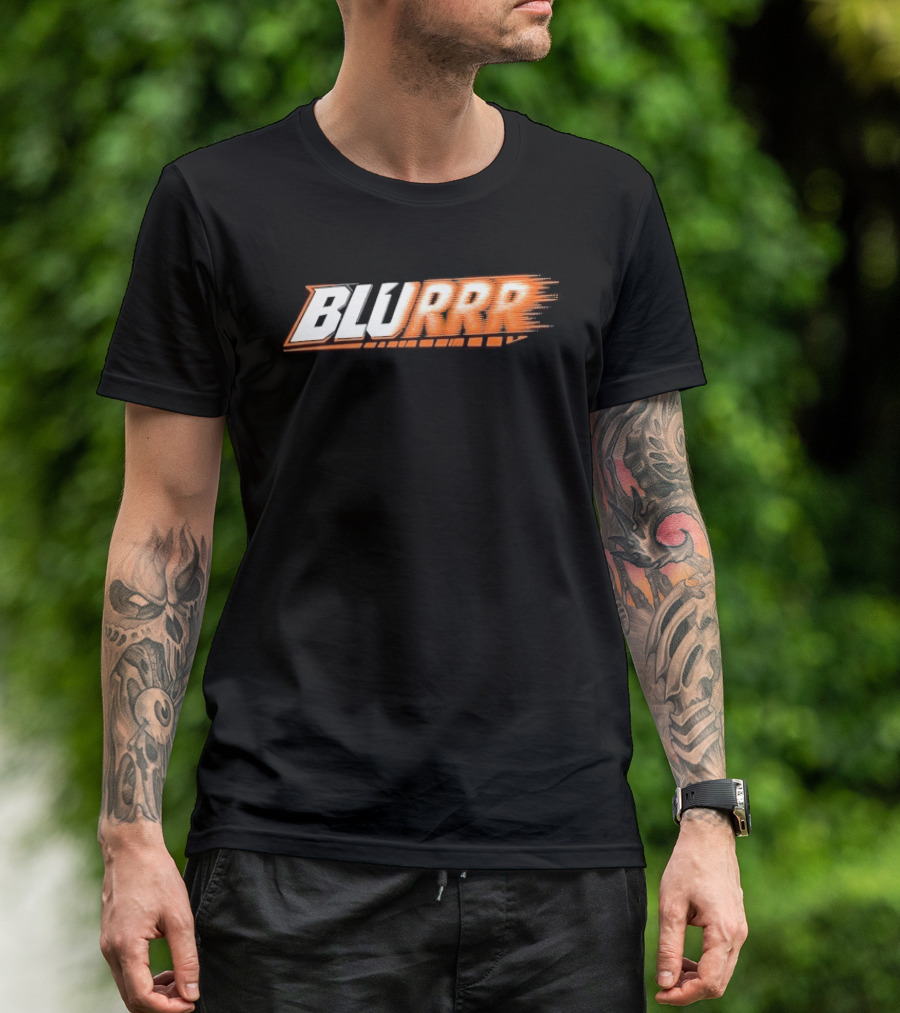 Cincinnati Bengals Blurrr Football T-Shirt