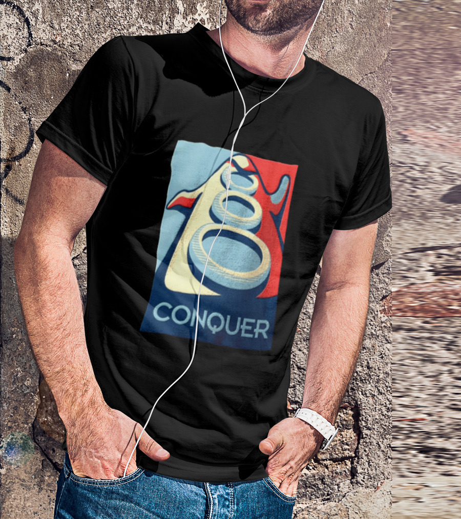 Conquer Penguin Three Rings T-Shirt