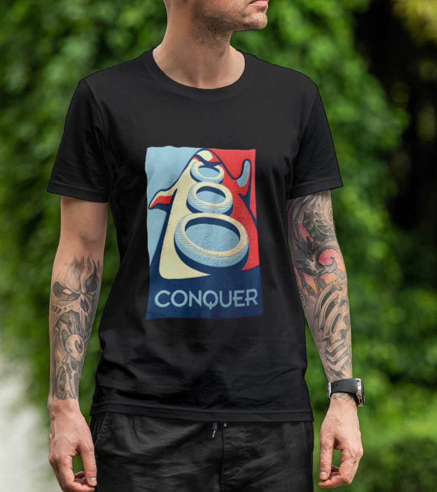 Conquer Penguin Three Rings T-Shirt