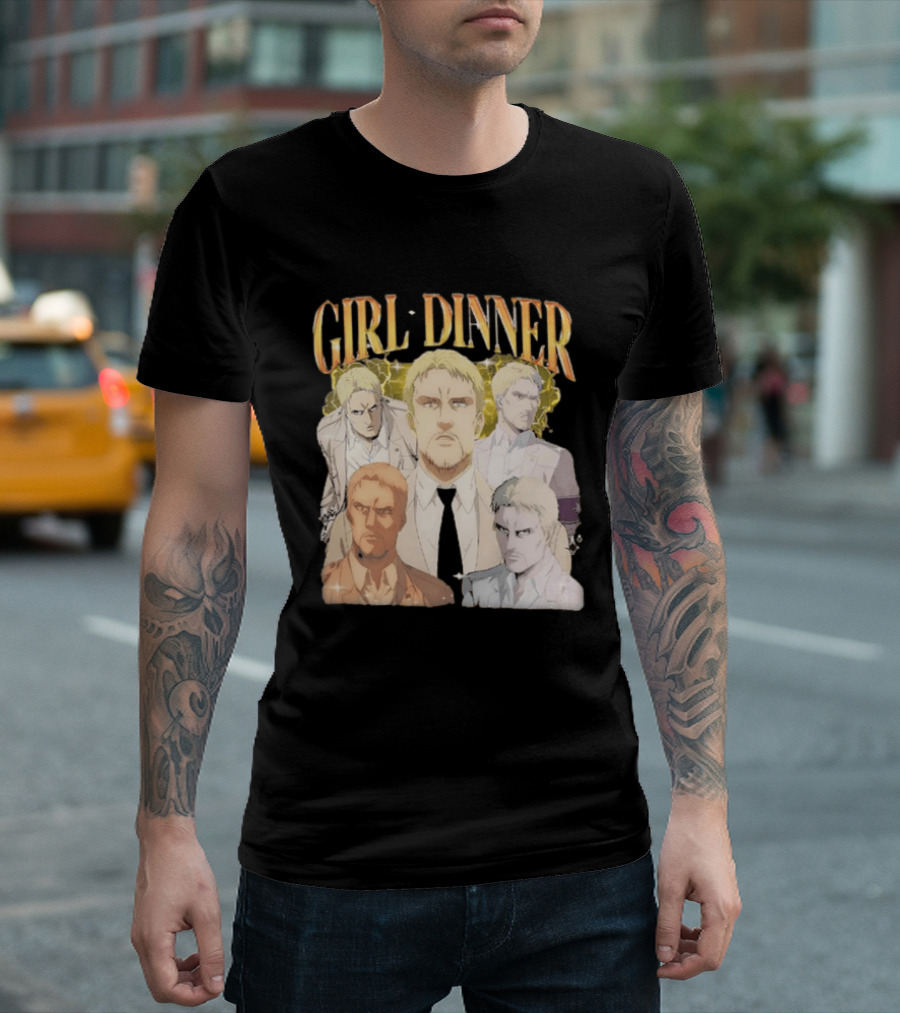 Niall Horan Girl Dinner 2026 New Anime Characters T-Shirt