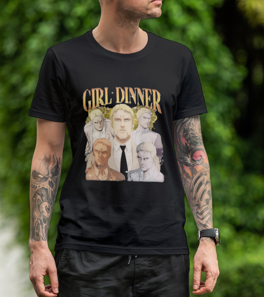 Niall Horan Girl Dinner 2026 New Anime Characters T-Shirt