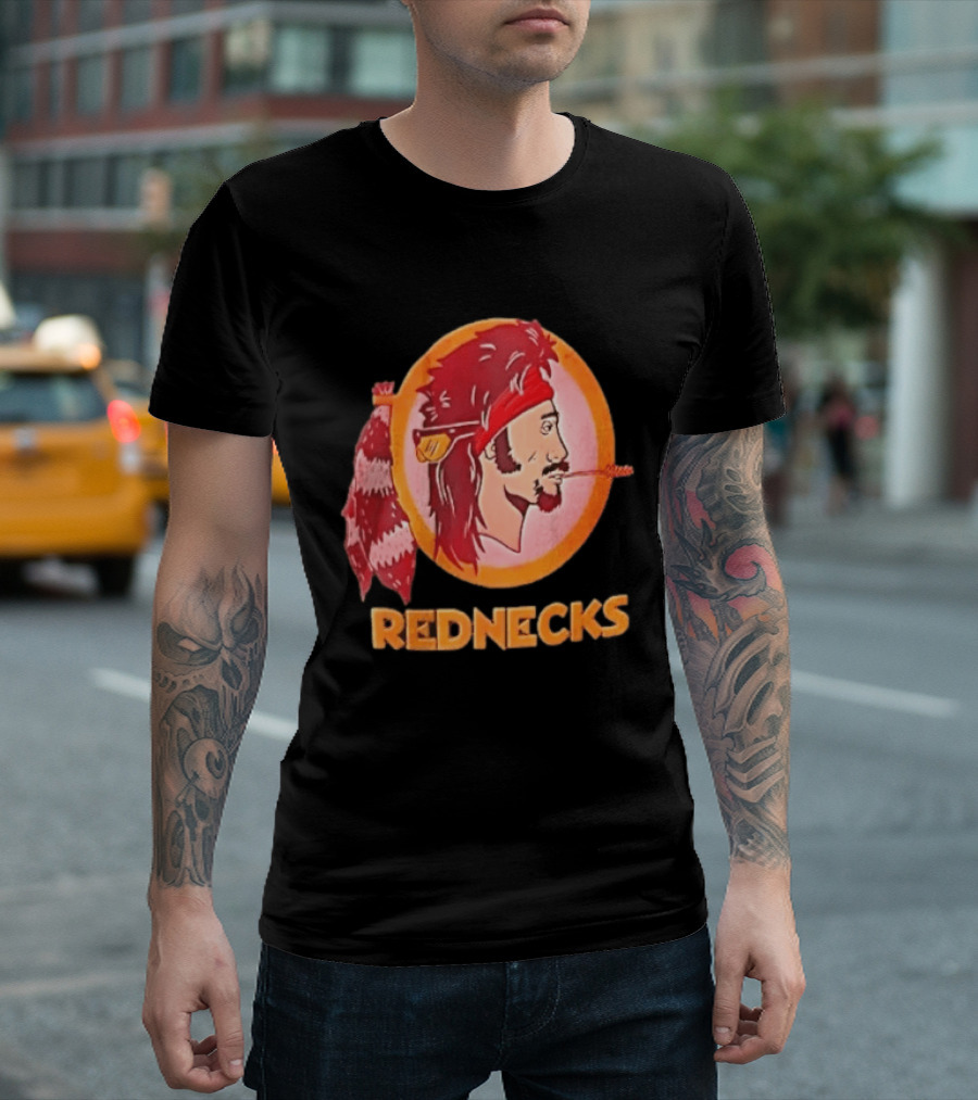 Rednecks Mullet Man Bandana Coonskin Tail Original Washington Alternative T-Shirt