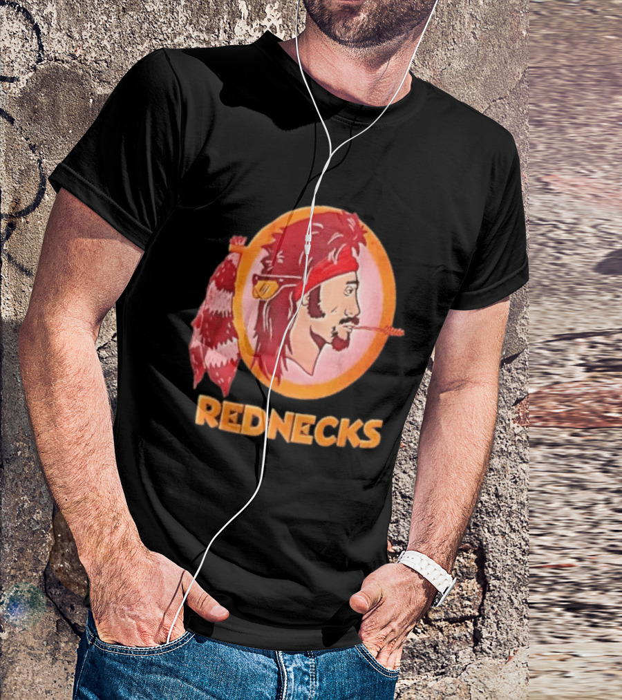 Rednecks Mullet Man Bandana Coonskin Tail Original Washington Alternative T-Shirt