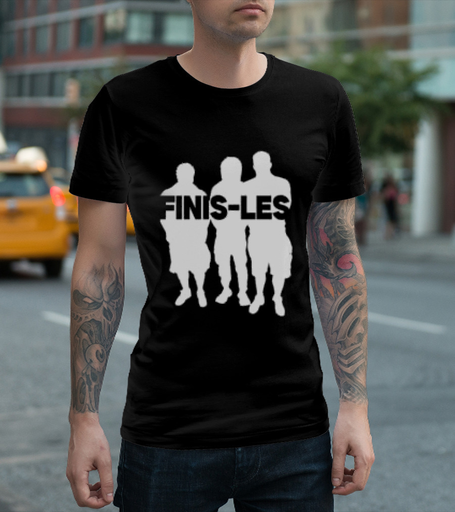 La Feve Store Finis Les Bold Figures White Silhouette Group T-Shirt