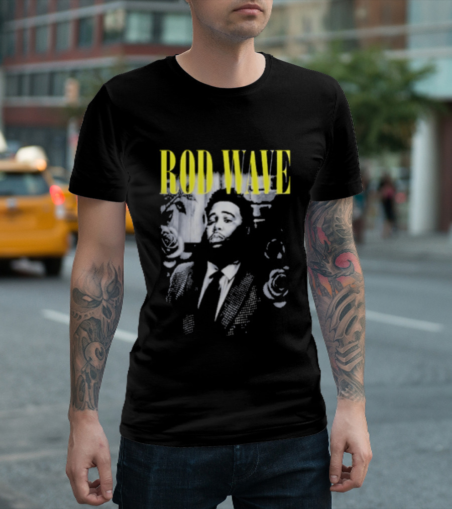 Rod Wave Don't Look Down Tour 2026 Rose Garden Concert Dates T-Shirt