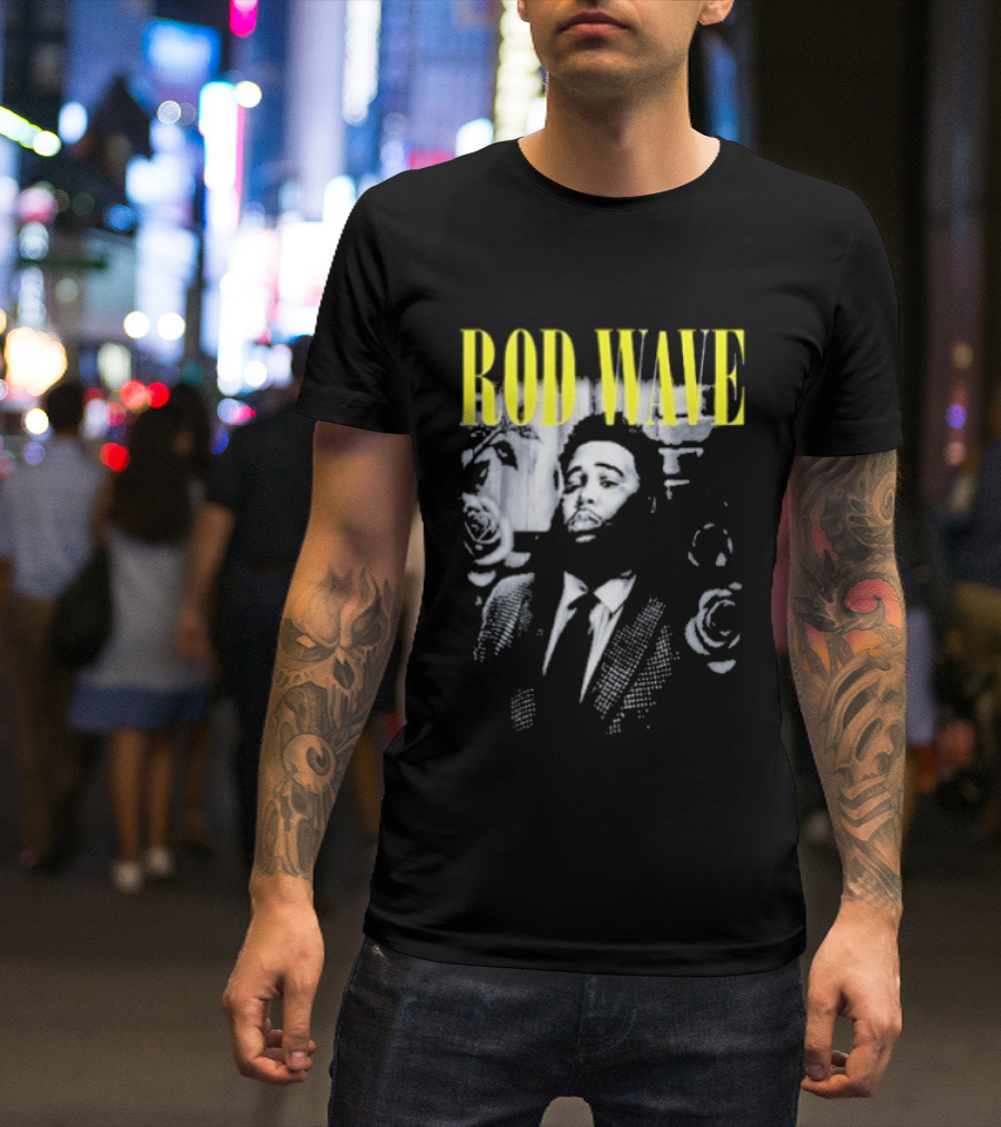 Rod Wave Don't Look Down Tour 2026 Rose Garden Concert Dates T-Shirt