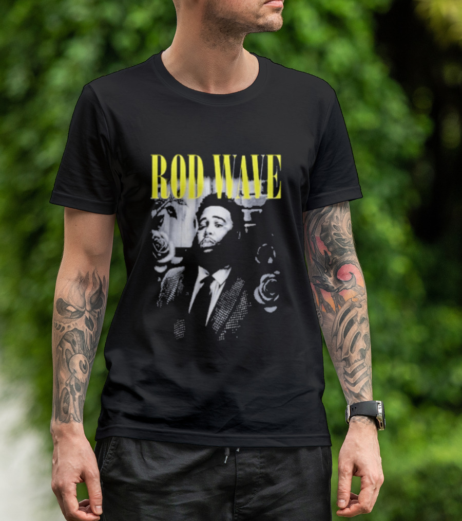 Rod Wave Don't Look Down Tour 2026 Rose Garden Concert Dates T-Shirt