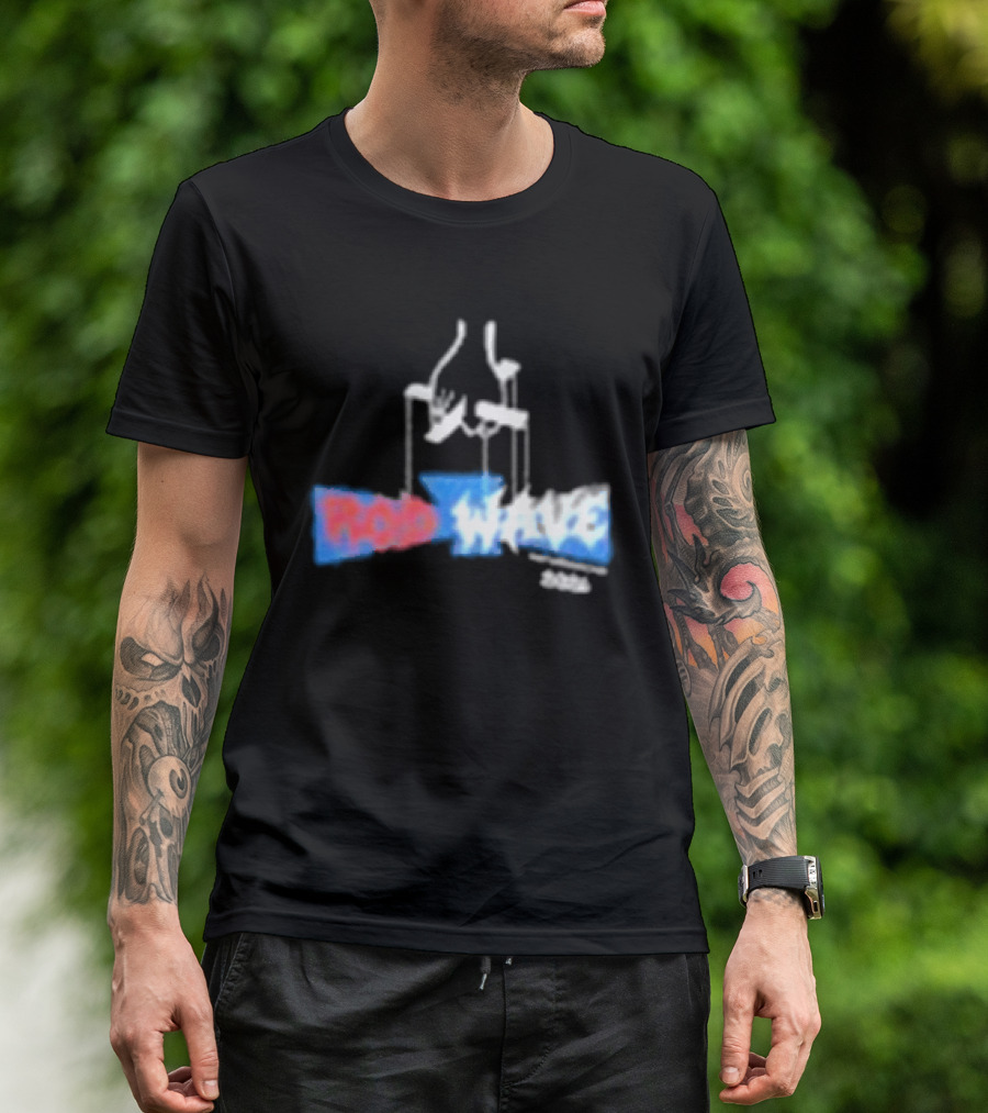 Rod Wave Don't Look Down Tour 2026 Rodfather Hands T-Shirt