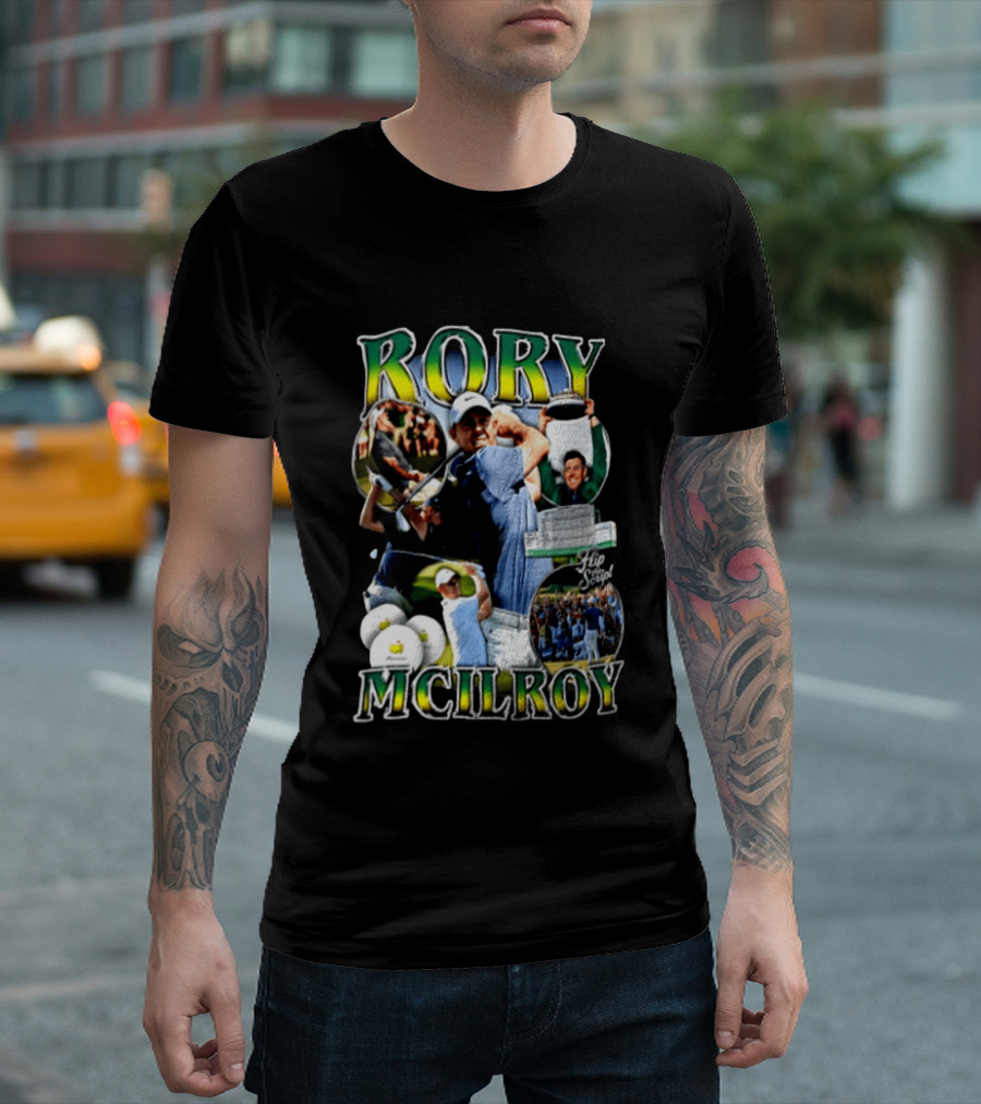 Rory McIlroy Flip The Script Golf Masters Tournament Highlights And Victories T-Shirt