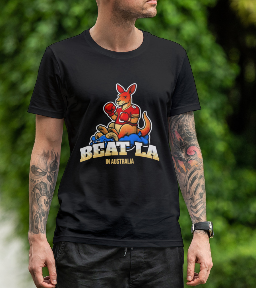 San Francisco 49ers Beat LA Kangaroo In Australia T-Shirt