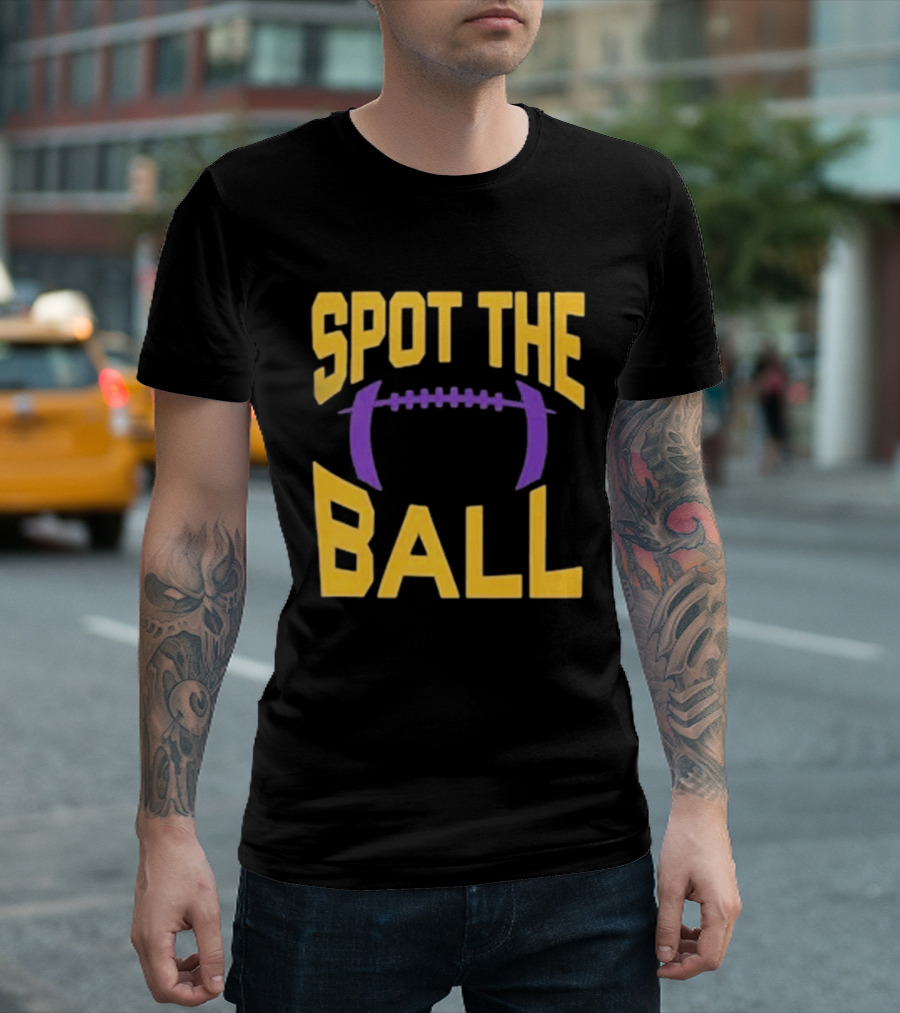 Spot The Ball Football Enthusiast Game Challenge T-Shirt