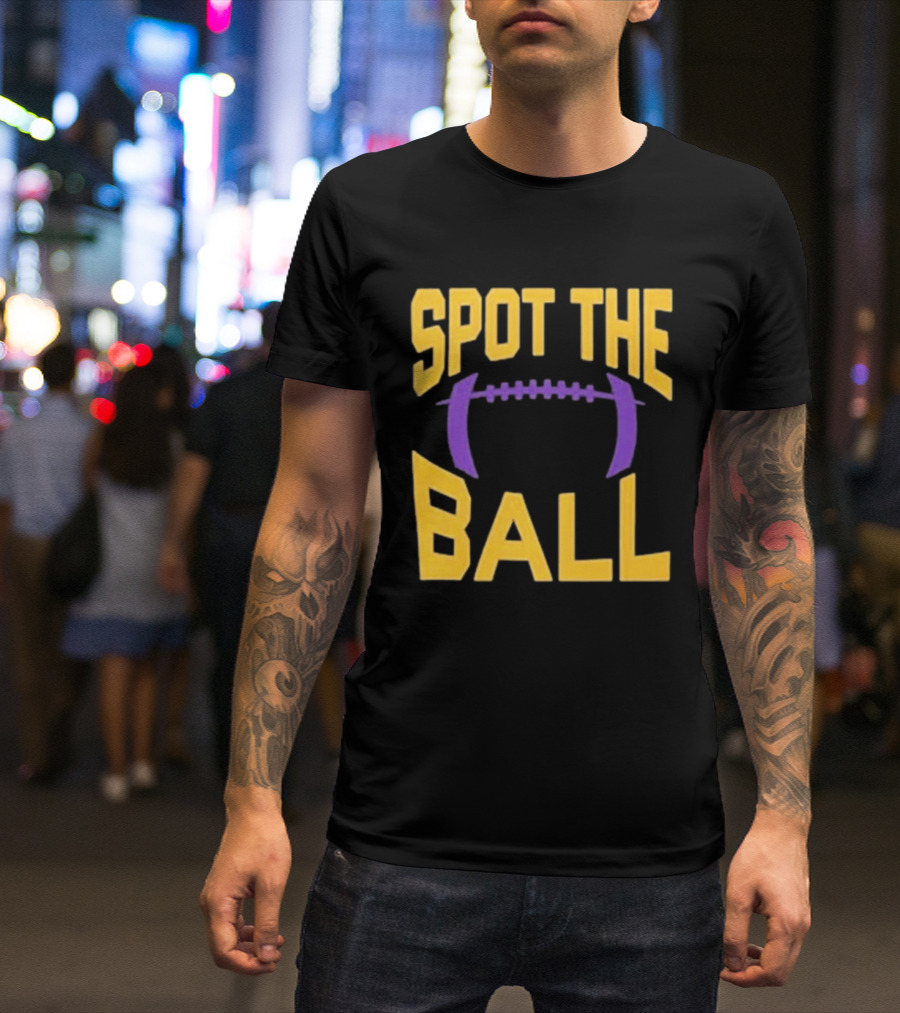Spot The Ball Football Enthusiast Game Challenge T-Shirt