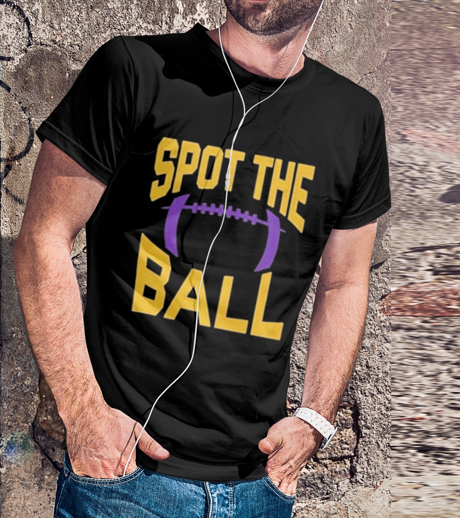 Spot The Ball Football Enthusiast Game Challenge T-Shirt