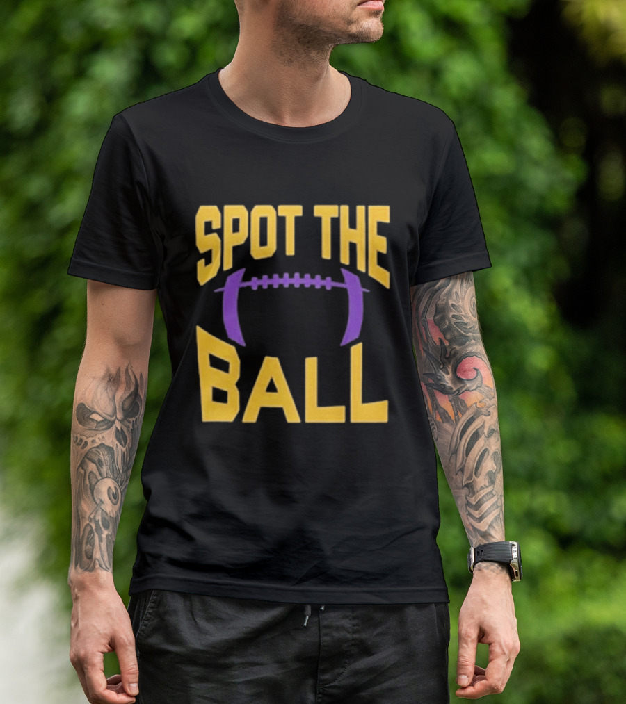 Spot The Ball Football Enthusiast Game Challenge T-Shirt