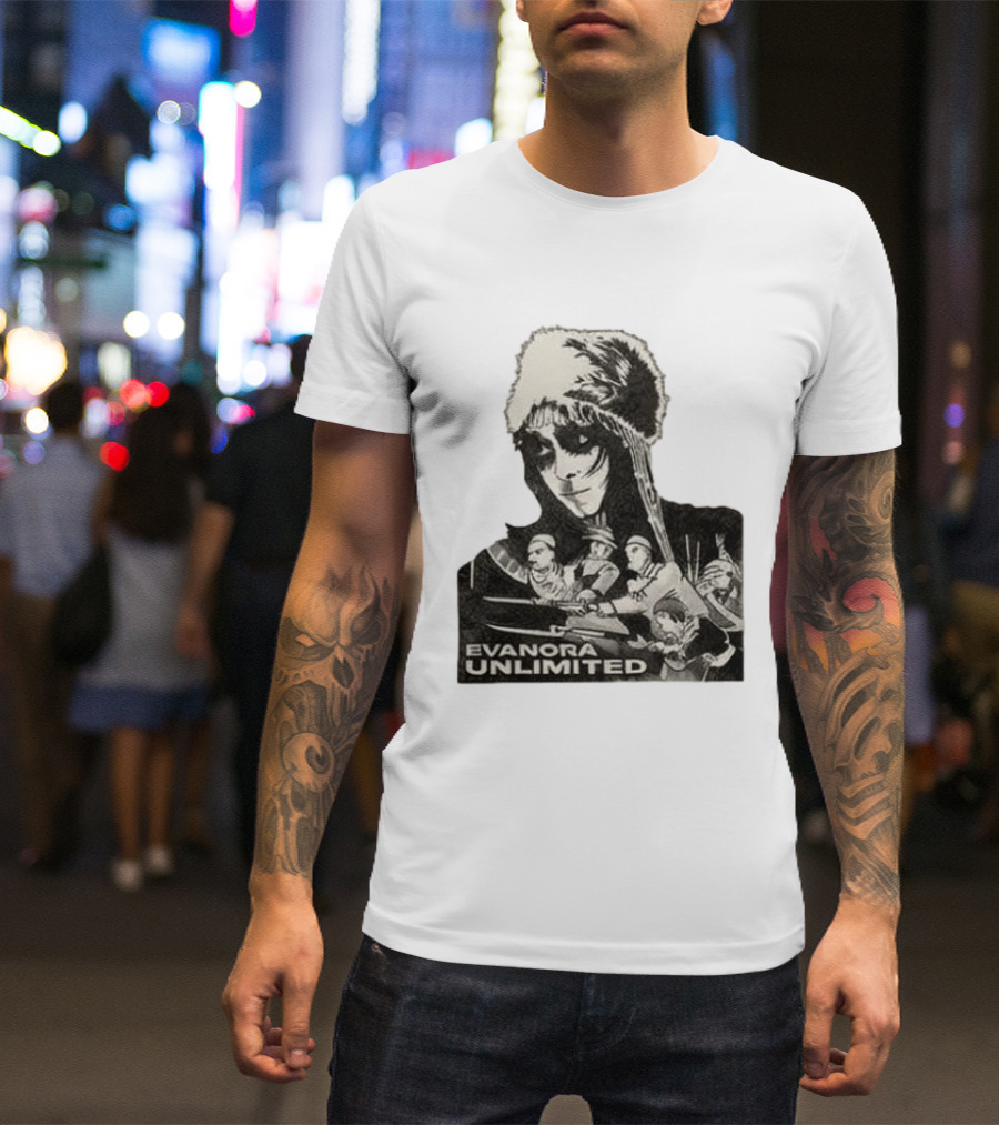 Evanora Unlimited North America Tour 2026 Tour Anime T-Shirt