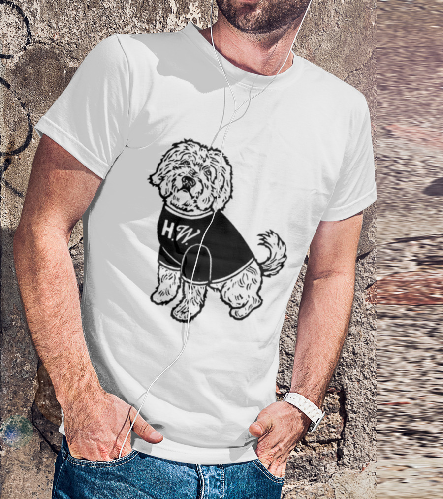 Hayley Williams Alf Raglan Dog Wearing T-Shirt
