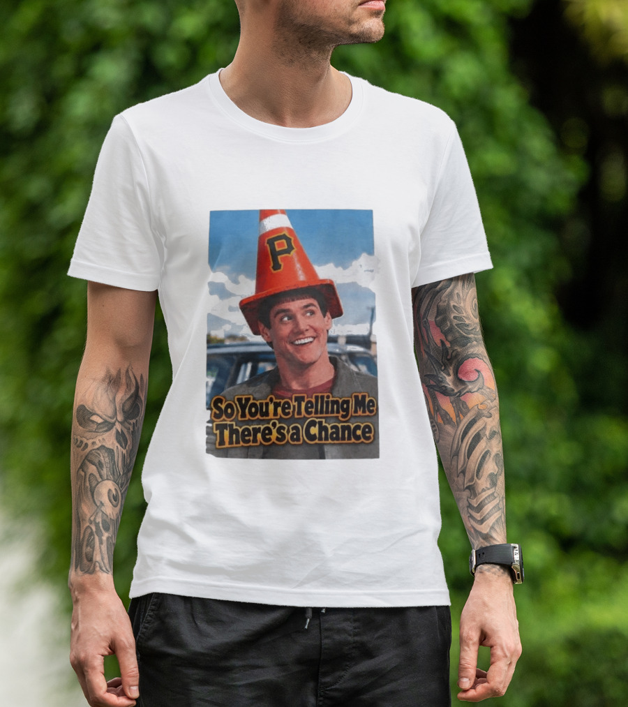 Jim Carrey Cone Hat P So You're Telling Me There's A Chance T-Shirt
