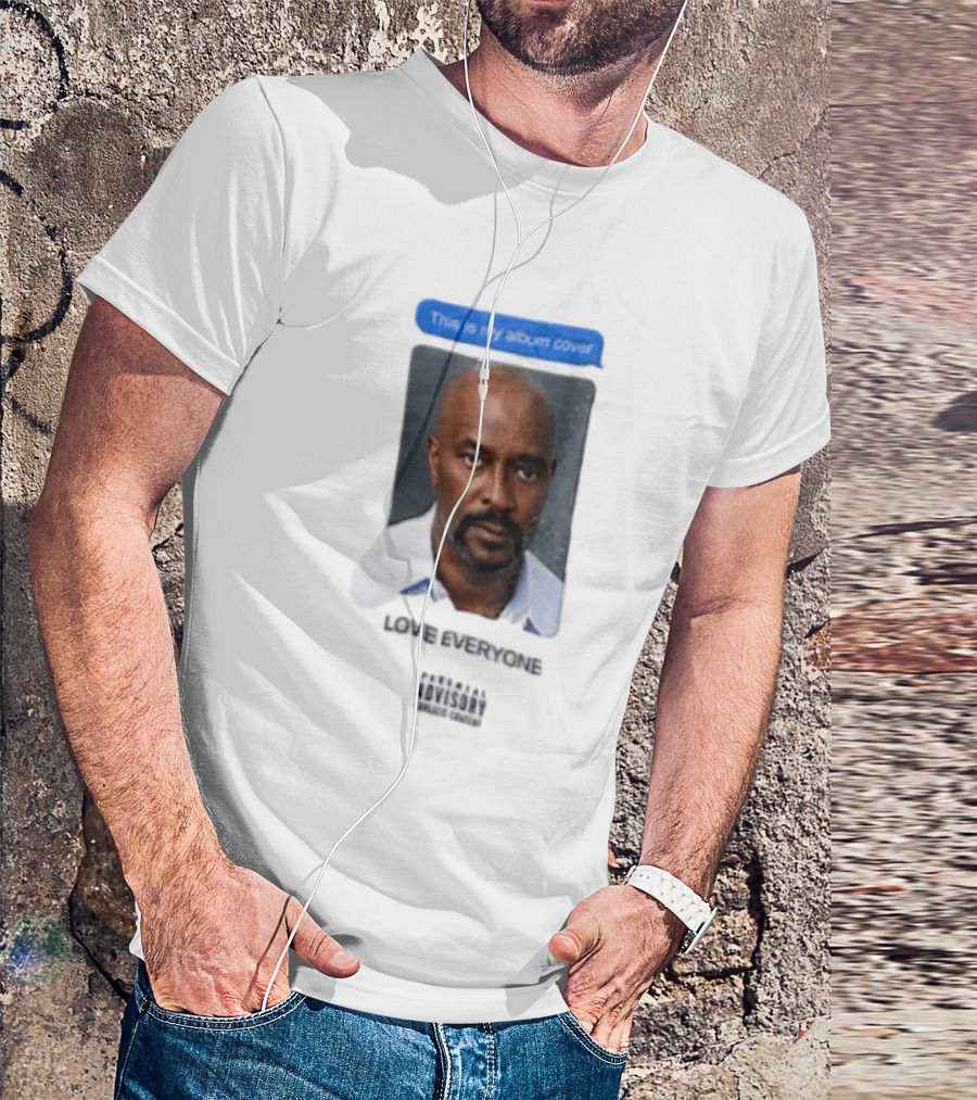 This Is My Album Cover Love Everyone Parental Advisory Explicit Content T-Shirt