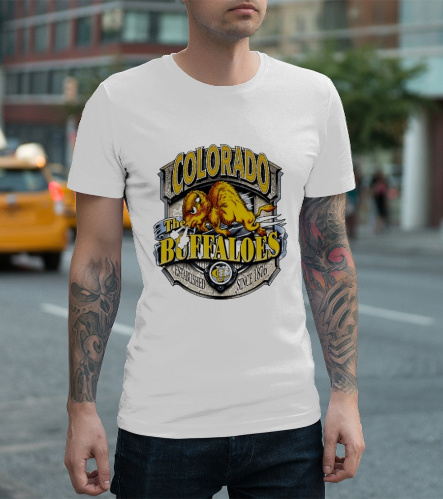 Colorado Buffaloes CU The Buffaloes Established Since 1876 T-Shirt