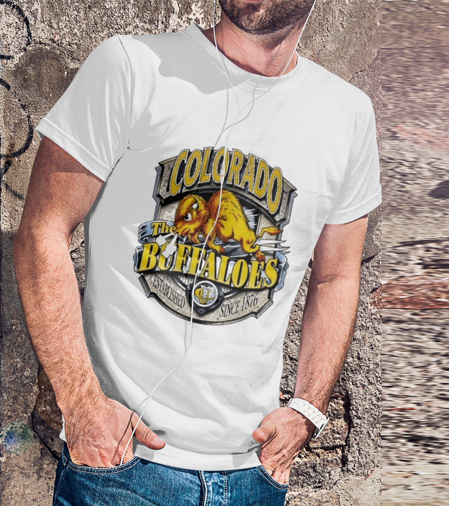 Colorado Buffaloes CU The Buffaloes Established Since 1876 T-Shirt