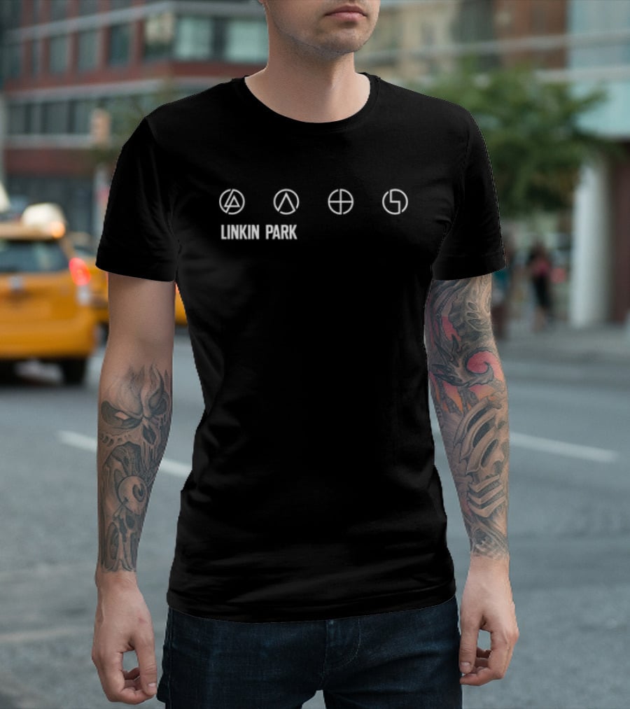 Linkin Park A Thousand Suns Band Logos T-Shirt