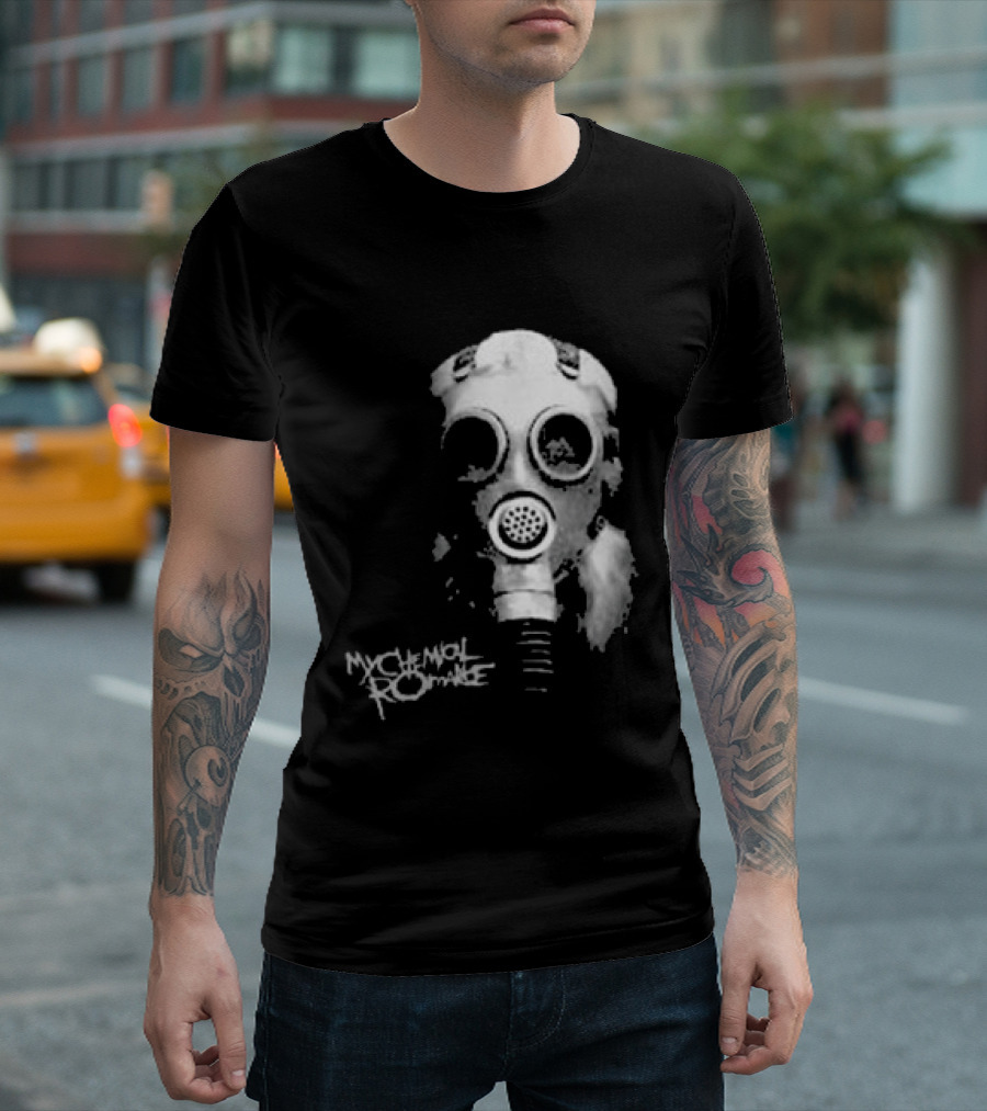 My Chemical Romance Gas Mask Mother War We're Damned Afterall T-Shirt