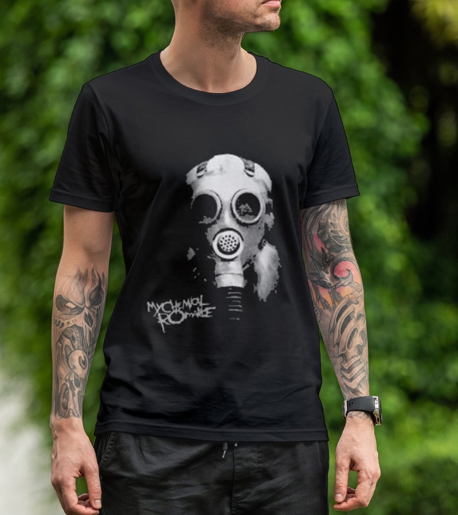 My Chemical Romance Gas Mask Mother War We're Damned Afterall T-Shirt