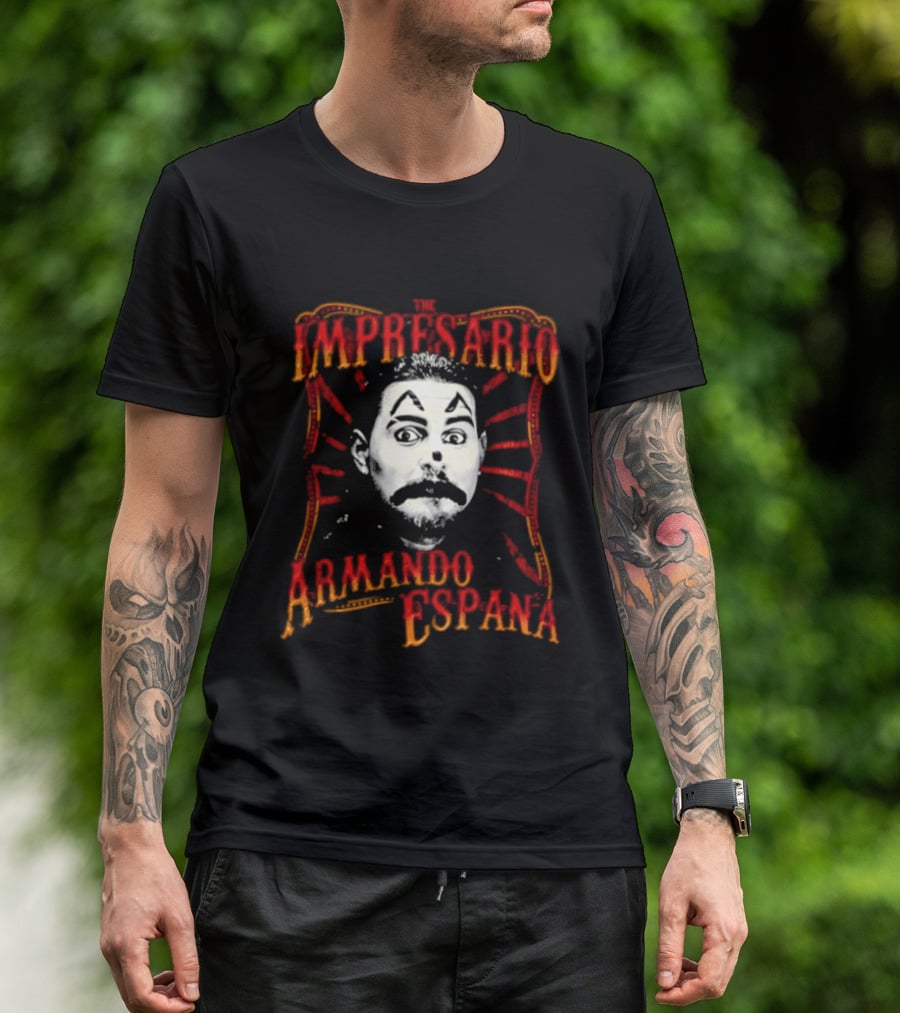 Impresario Armando Espana Clown Face T-Shirt