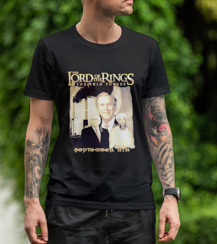 The Lord Of The Rings The Twin Towers September 11th T-Shirt