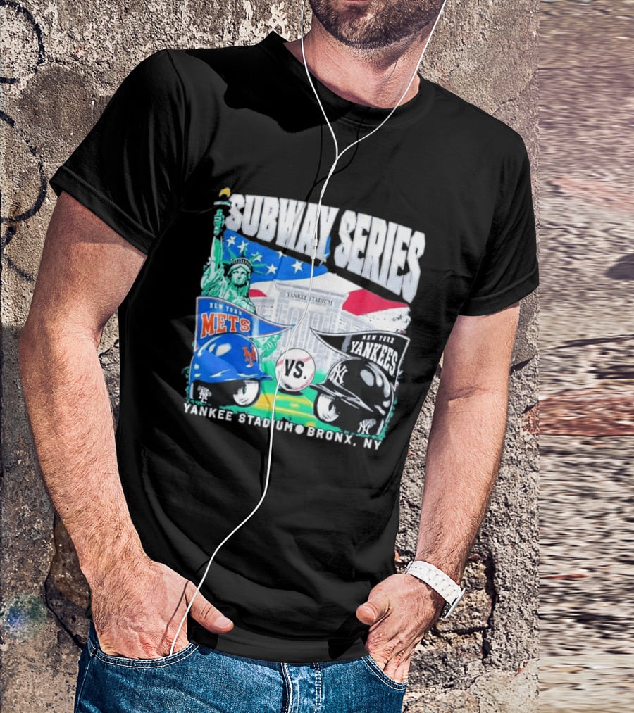 Yankee Stadium Bronx NY New York Mets Yankees Subway Series 2026 T-Shirt