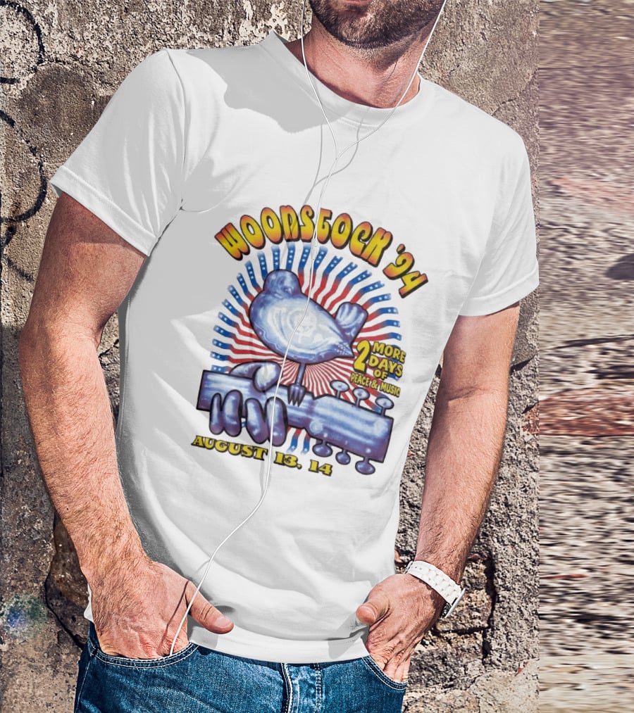 Von Miller Woodstock '94 August 13 14 2 More Days Of Peace And Music T-Shirt