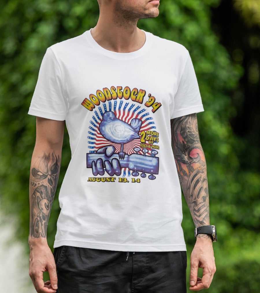 Von Miller Woodstock '94 August 13 14 2 More Days Of Peace And Music T-Shirt
