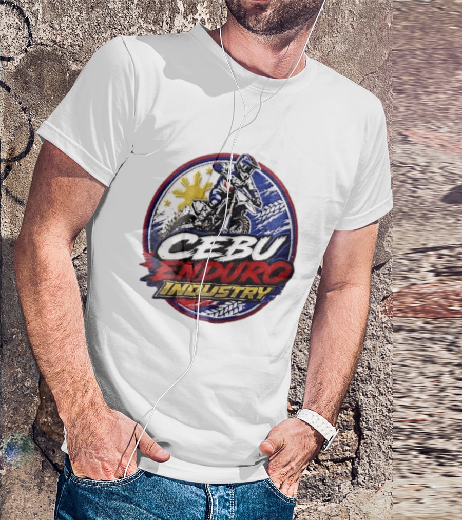 Cebu Enduro Industry Motocross Rider Dirt Bike Philippine Sun Adventure T-Shirt