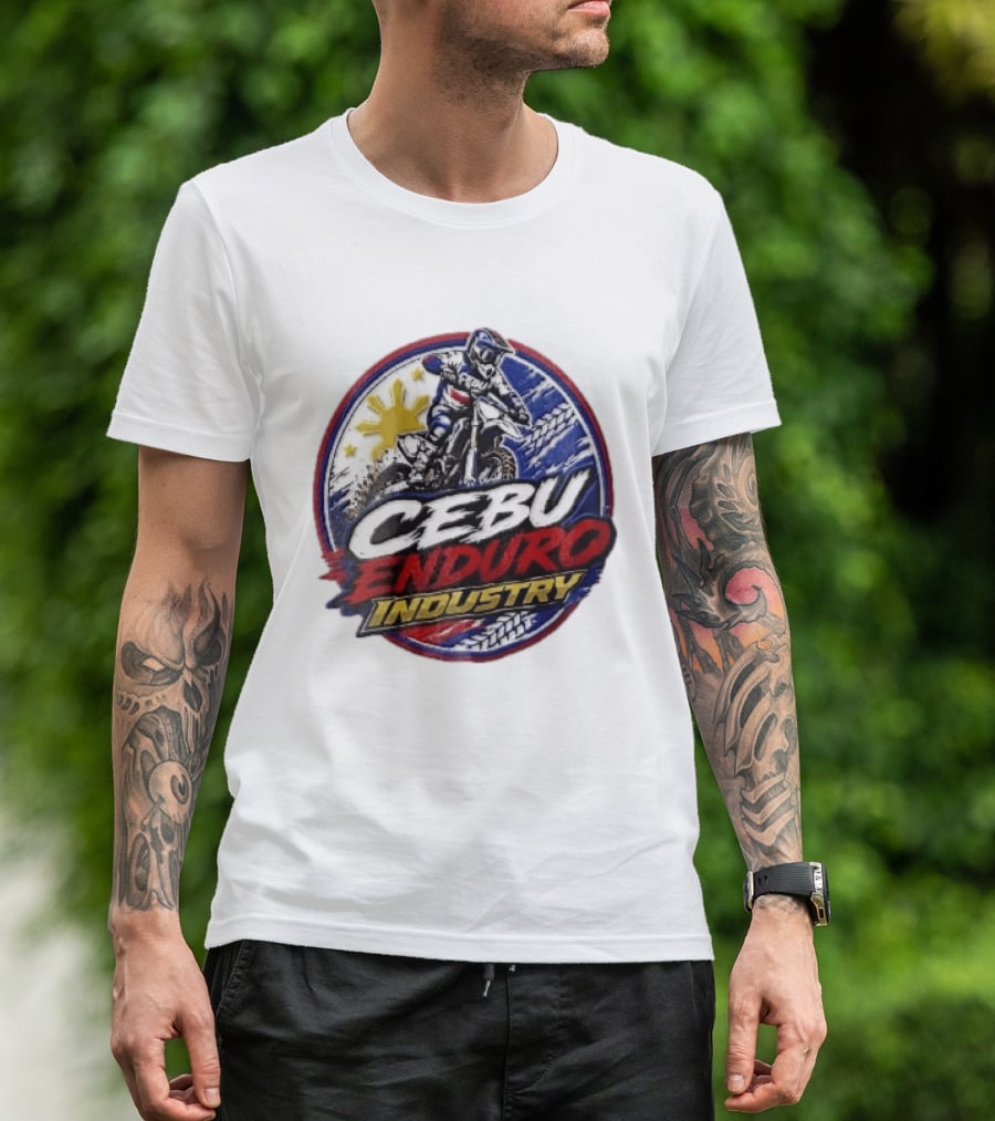 Cebu Enduro Industry Motocross Rider Dirt Bike Philippine Sun Adventure T-Shirt