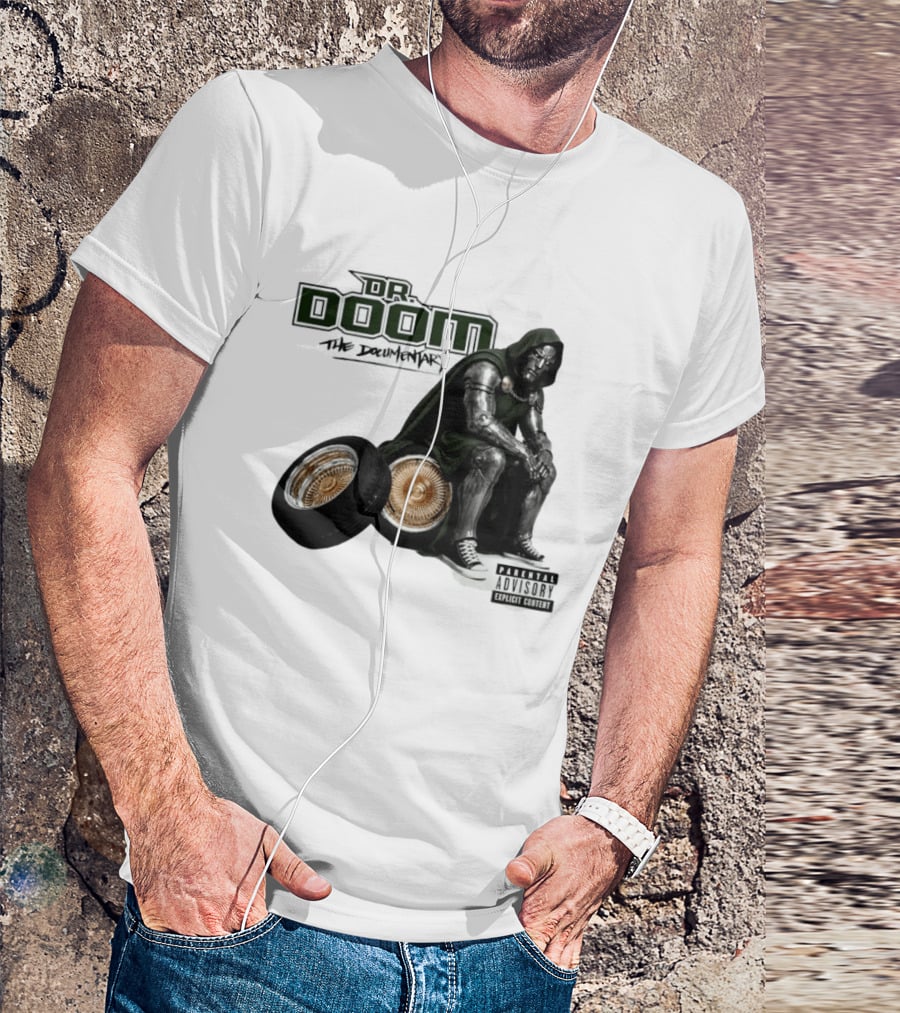 Dr Doom The Documentary Marvel Hip Hop Parental Advisory T-Shirt