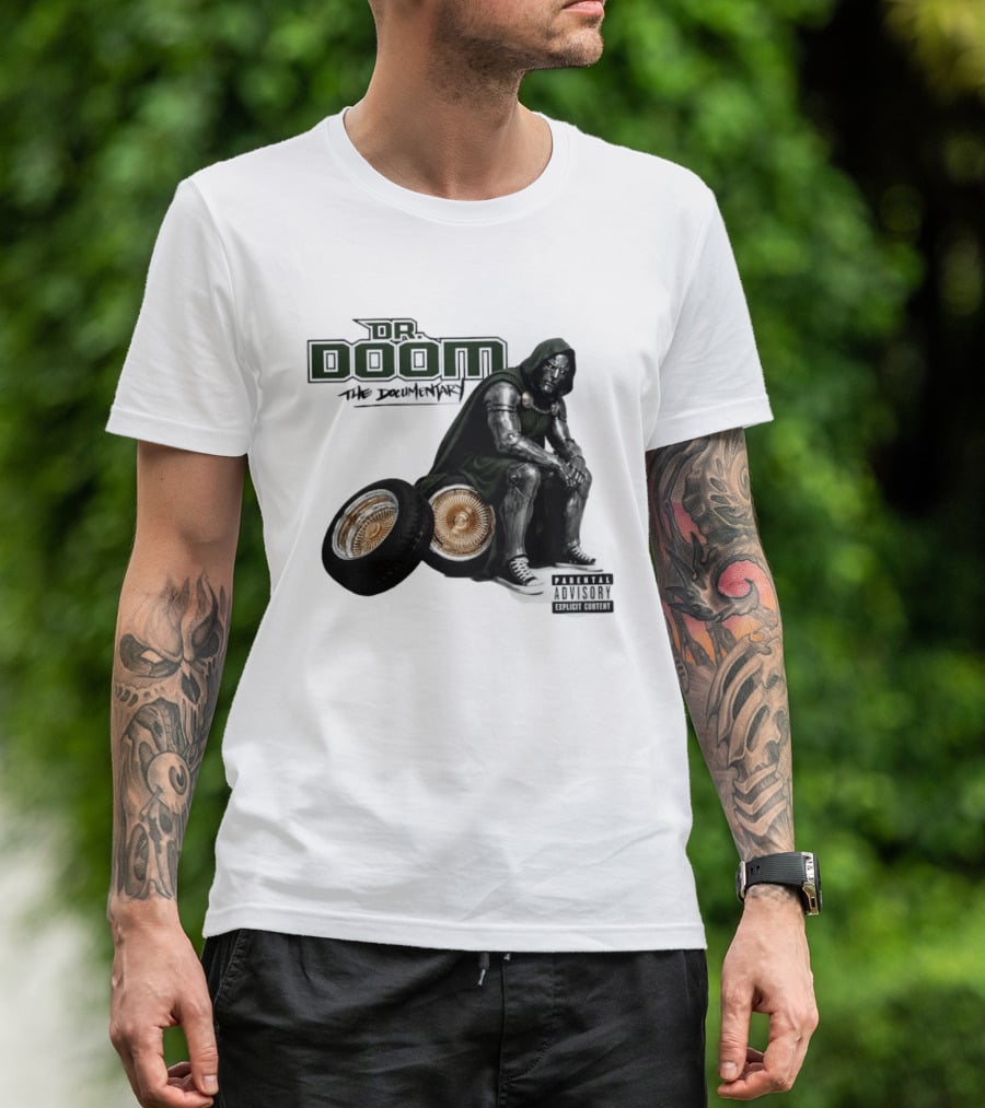 Dr Doom The Documentary Marvel Hip Hop Parental Advisory T-Shirt