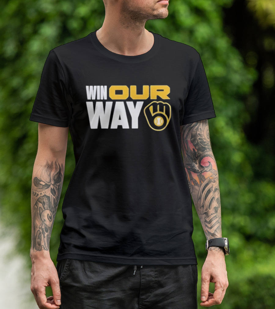Milwaukee Brewers 2026 Postseason Win Our Way Clinched T-Shirt