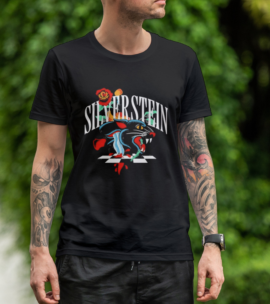 Silverstein Panther Floral Burst T-Shirt