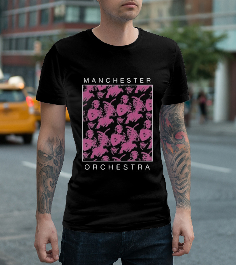 Manchester Orchestra Angels Pink T-Shirt
