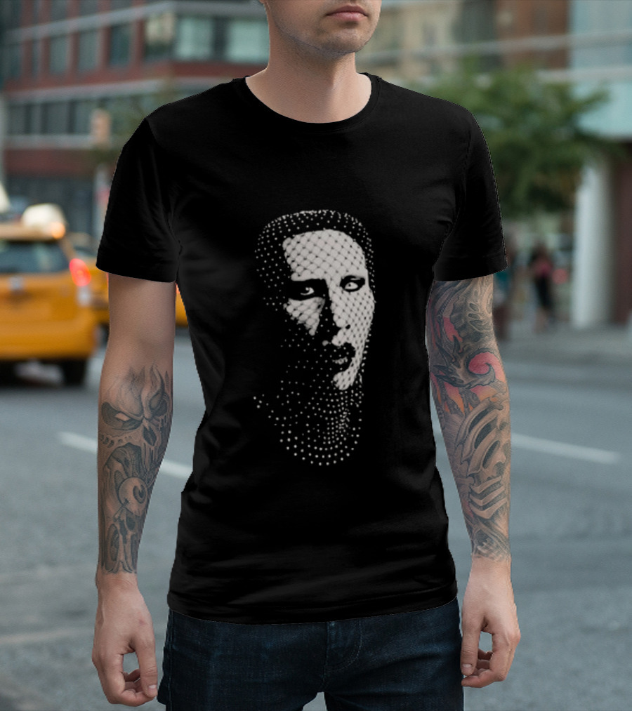 Marilyn Manson Freaks On Tour 2026 Rob Zombie Mesh Of Darkness Tour T-Shirt