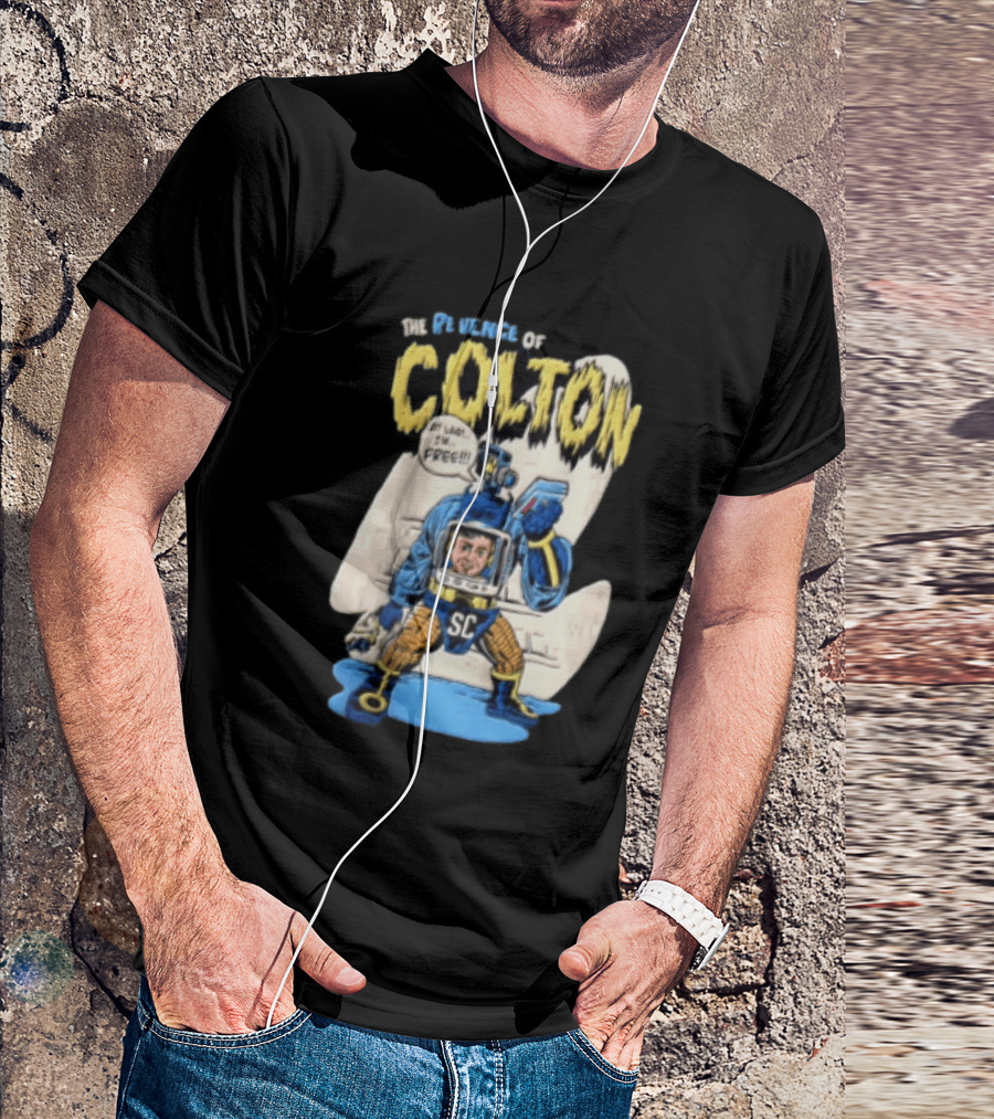 The Revenge Of Colton At Last I Am Free SC Robot Camera Head Video T-Shirt