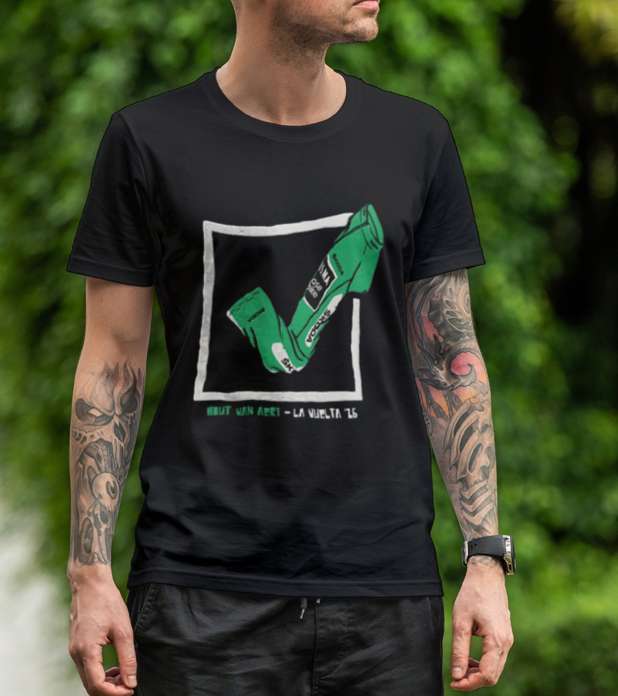 Wout Van Aert La Vuelta 26 Visma Lease A Bike Skoda Cycling Jersey T-Shirt
