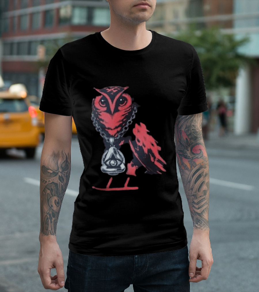 Yeat Store Love Lyfe Ovo Tour Owl With Eye Pendant T-Shirt