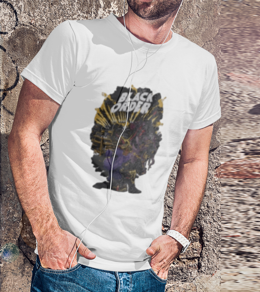 Black Order Thanos And The Children Of Thanos Rock Band Graphic Novel T-Shirt