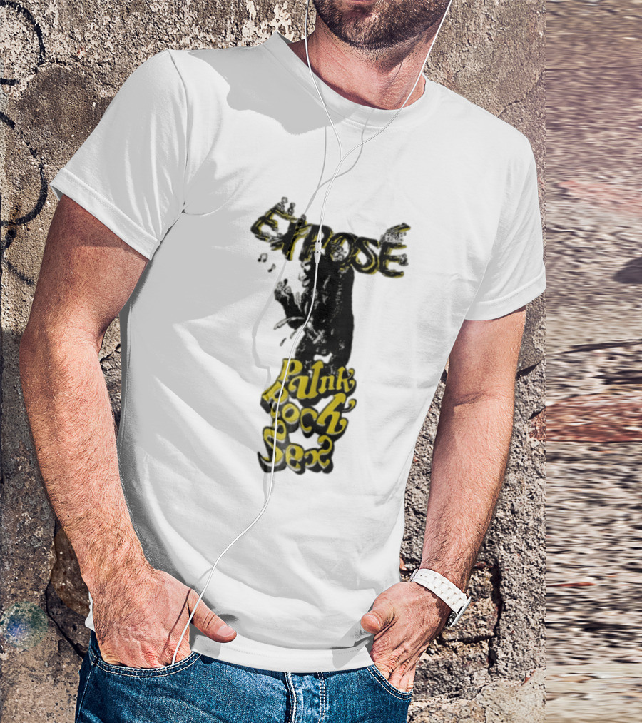 Expose King Kong Punk Rock Sex Gorilla Holding Woman T-Shirt