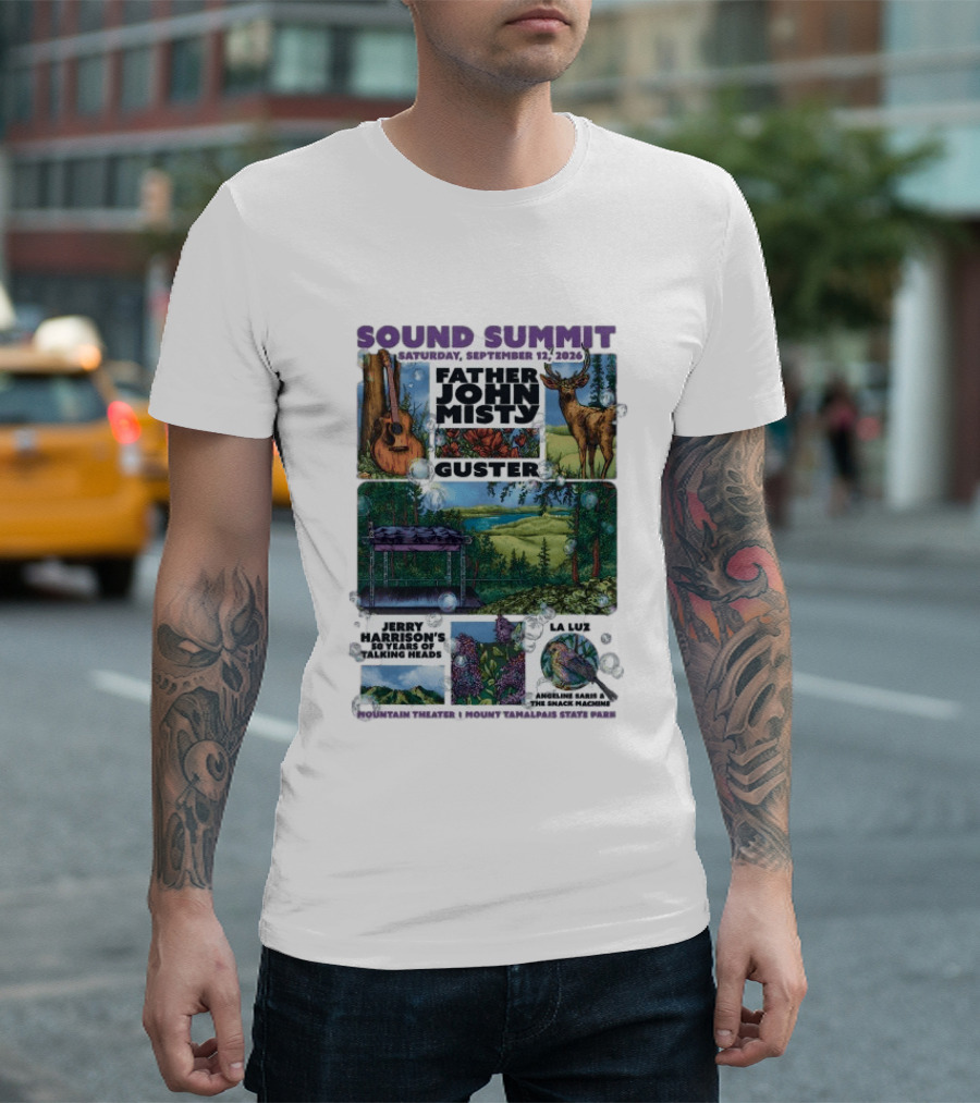 Sound Summit 2026 Father John Misty Guster Marin County MD September 12 Mountain Theater T-Shirt