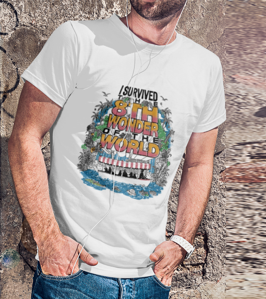 I Survived 8th Wonder Of The World Backside Of Water Adventure T-Shirt